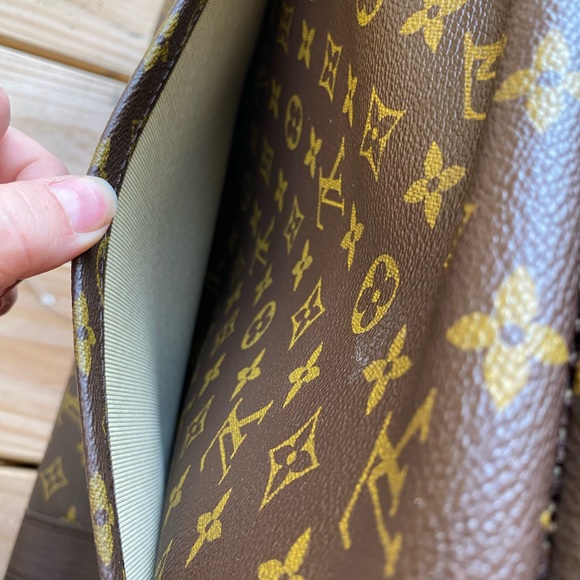 Authentic Louis Vuitton Satellite soft side suitcase classic monogram canvas - Picture 11 of 17